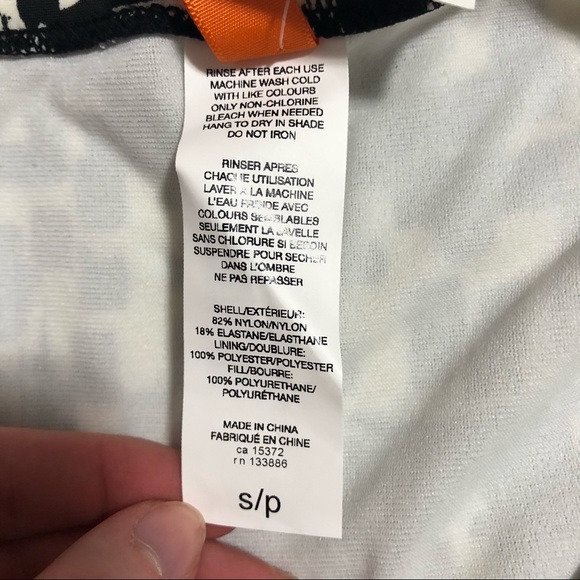 Joe Fresh 2 Piece Halter Tankini Swim Suit - Picture 4 of 8